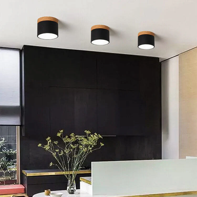 Skandynawska Macaronowa Jednolita Kolorowa Lampa LED na Sufit