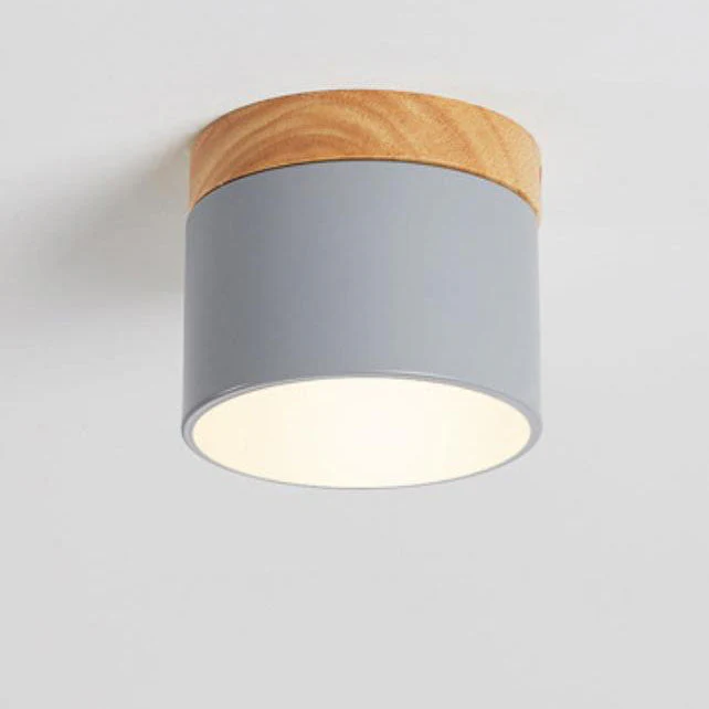 Skandynawska Macaronowa Jednolita Kolorowa Lampa LED na Sufit