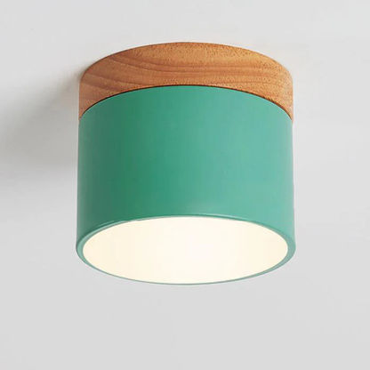 Skandynawska Macaronowa Jednolita Kolorowa Lampa LED na Sufit