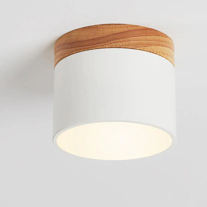 Skandynawska Macaronowa Jednolita Kolorowa Lampa LED na Sufit