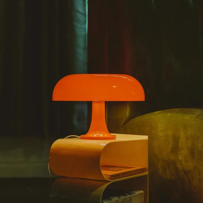 Lampa Puffball w kolorze Blood Orange