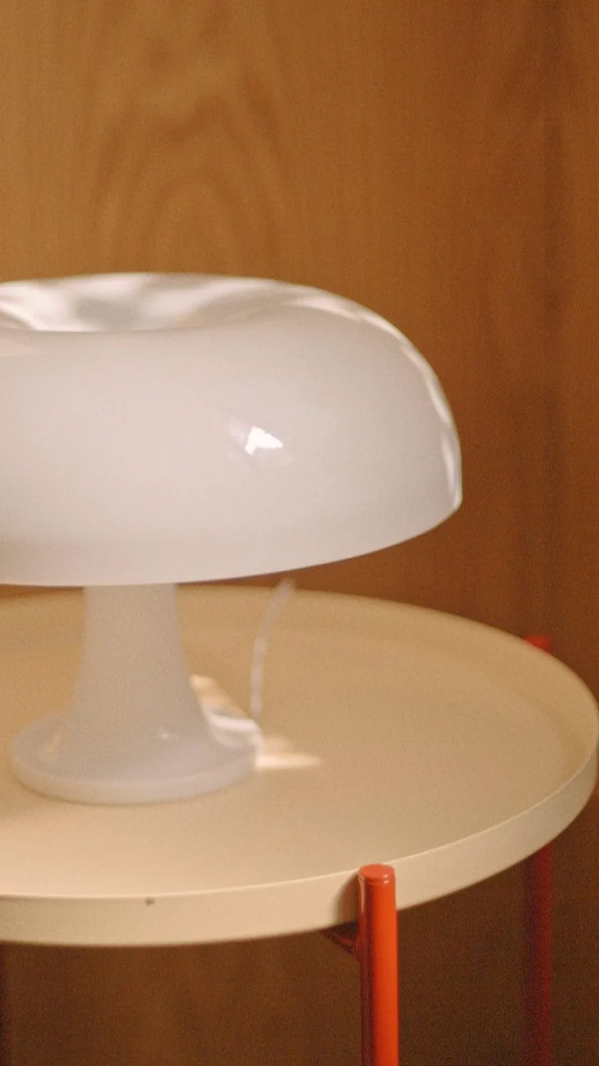 Lampa Puffball w kolorze Snow White