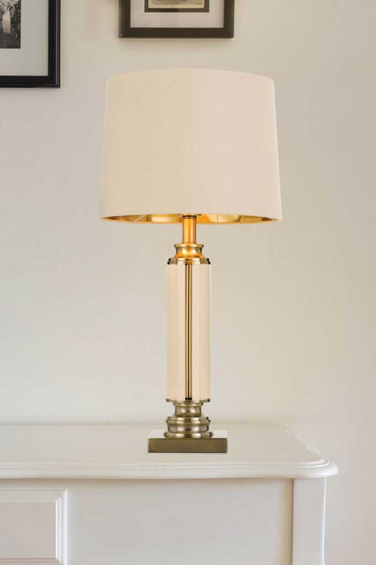 Lampa stołowa Prestwick Glass