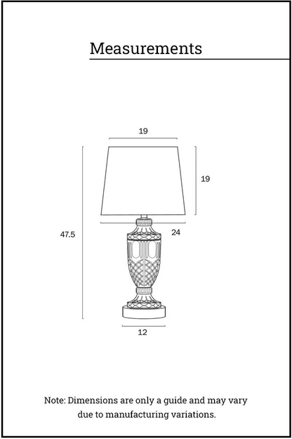 Lampa stołowa Gatz Glass