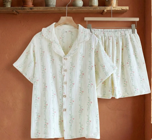 The Short Bloom | 100% bawełna muślinowa